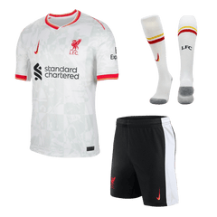 Liverpool Auswärts-Fußballtrikot 2024/25 (Trikot + Shorts + Socken)