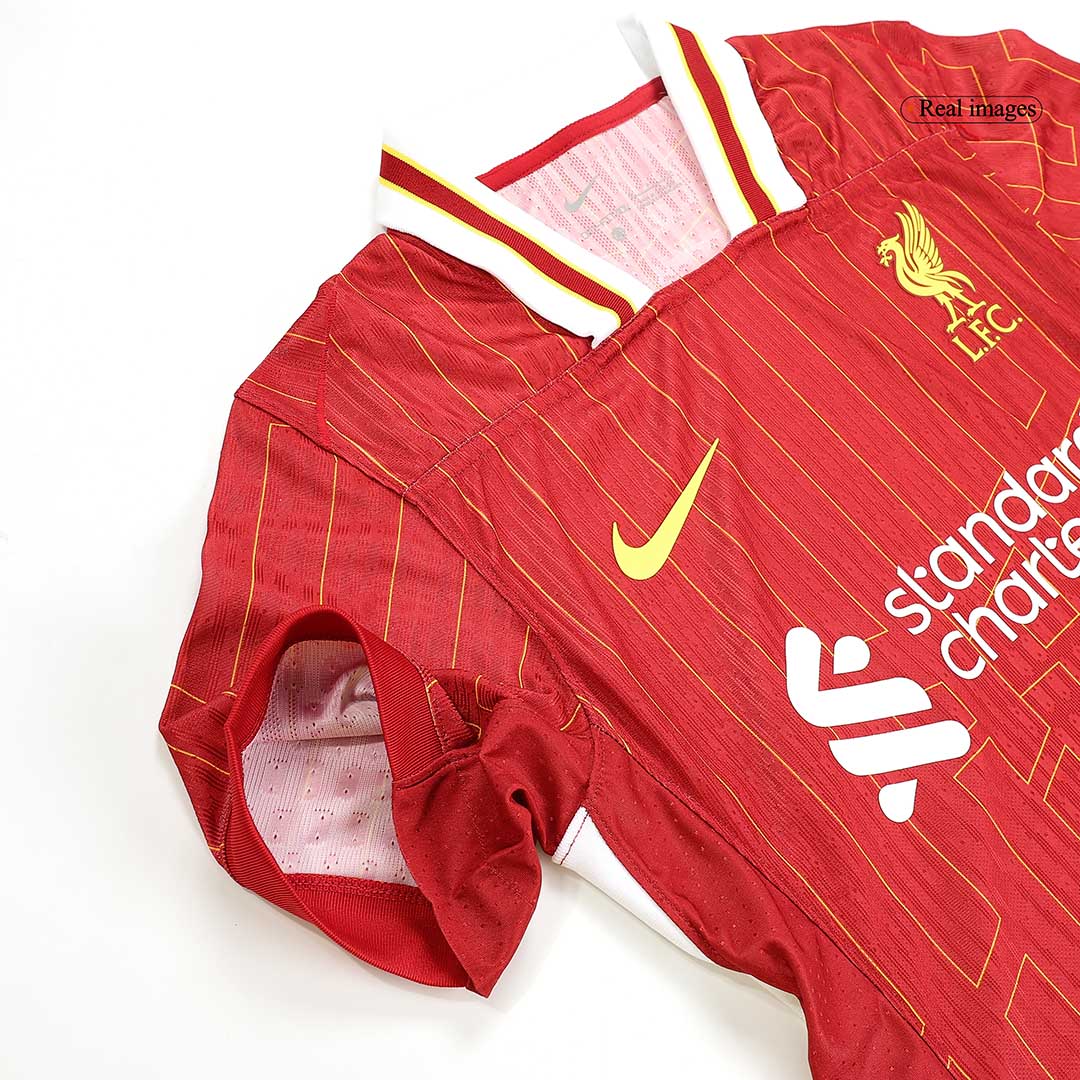 Liverpool M.SALAH #11 Home Soccer Jersey Authentic 2024/25