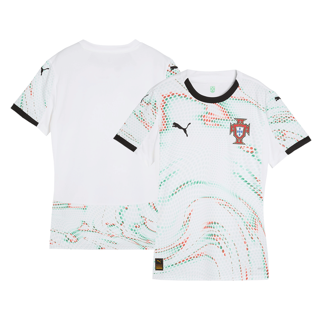 Maillot de football extérieur Portugal 2025 pour femme