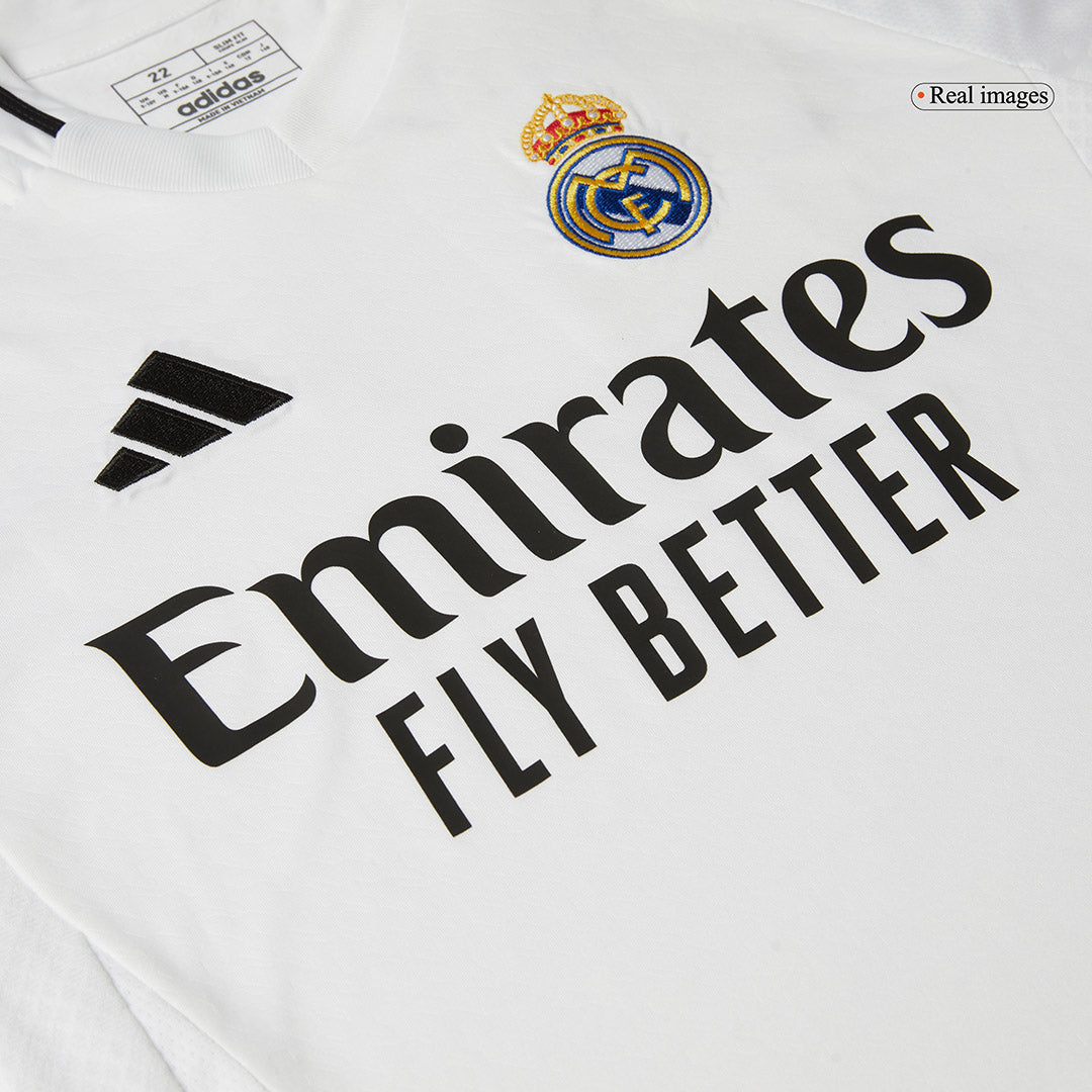 Maillot domicile Real Madrid 2024/25 pour enfant (maillot, short, chaussettes)