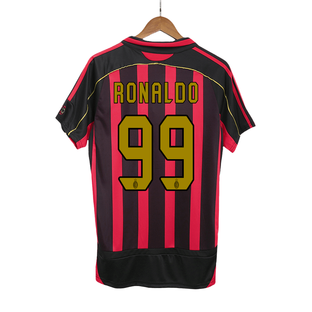 AC Mailand RONALDO #99 Heim-Fußballtrikot Retro 2006/07