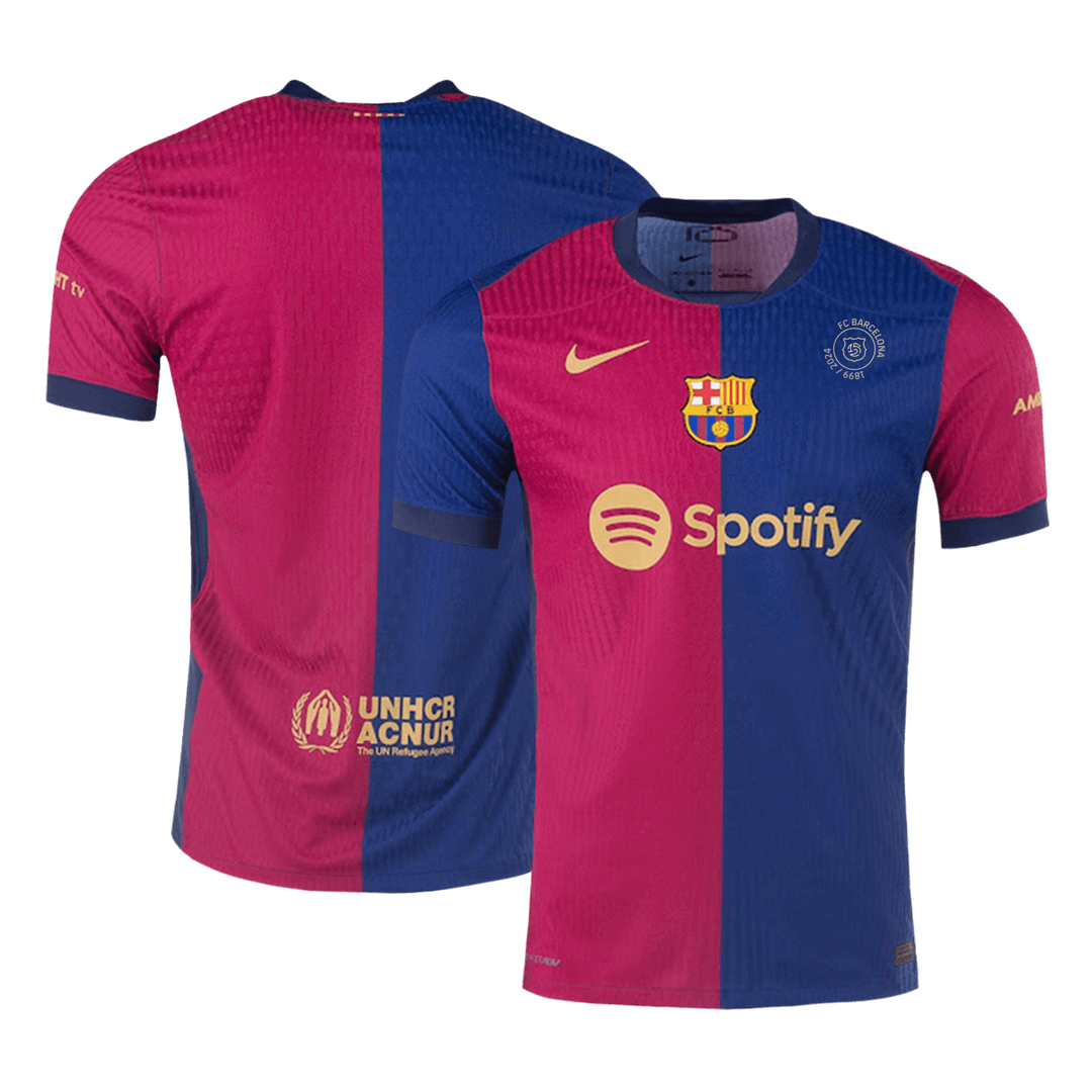 Barcelona Home Soccer Jersey Authentic 2024/25- 125th Anniversary