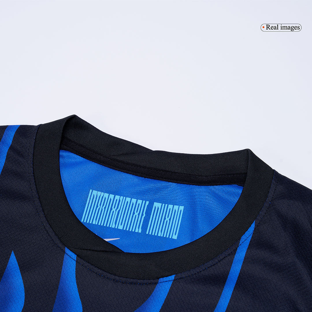 DUMFRIES #2 Inter Milan Home Soccer Jersey 2025/26 Blue&Black
