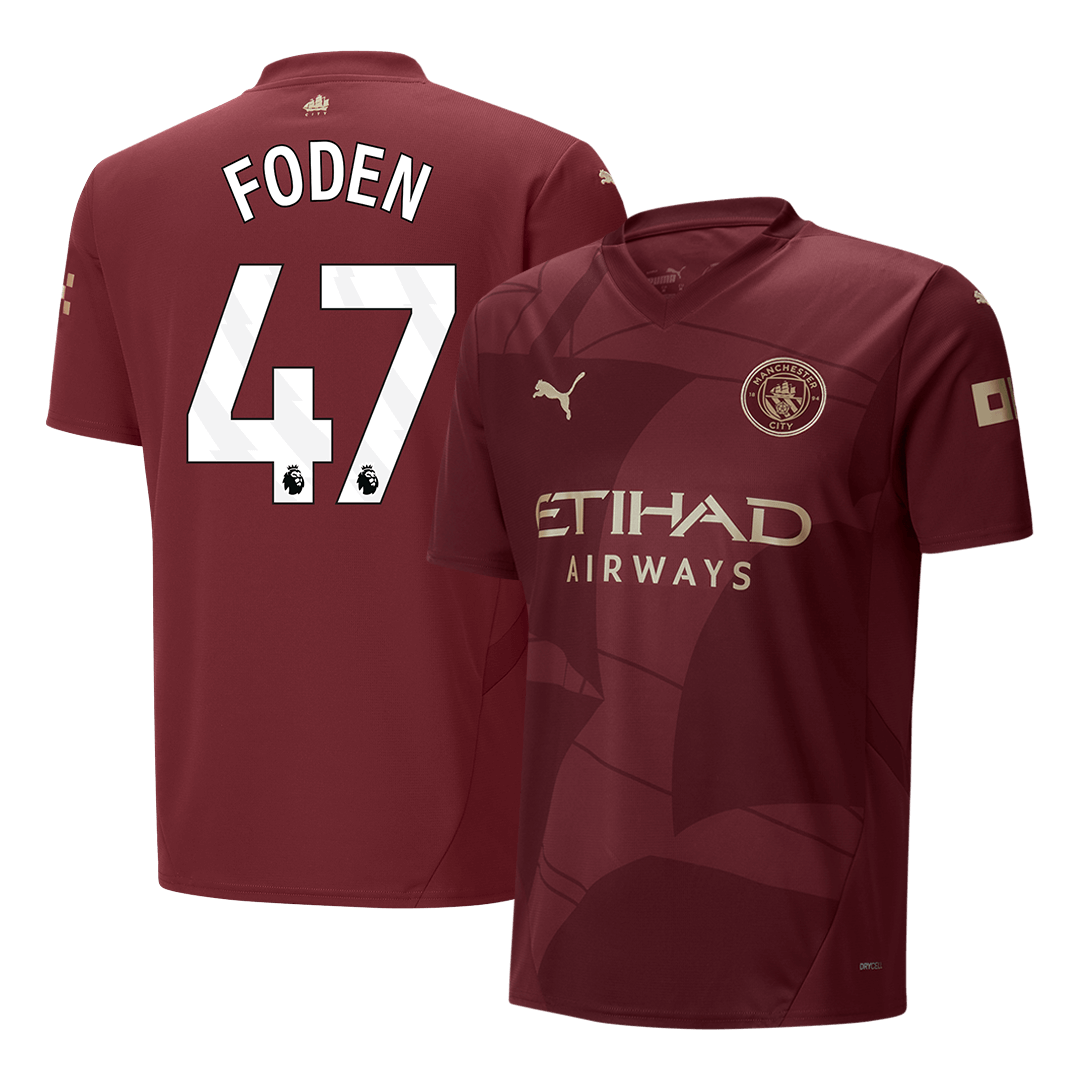 Manchester City FODEN #47 Drittes Auswärts-Fußballtrikot 2024/25