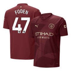 Manchester City FODEN #47 Drittes Auswärts-Fußballtrikot 2024/25