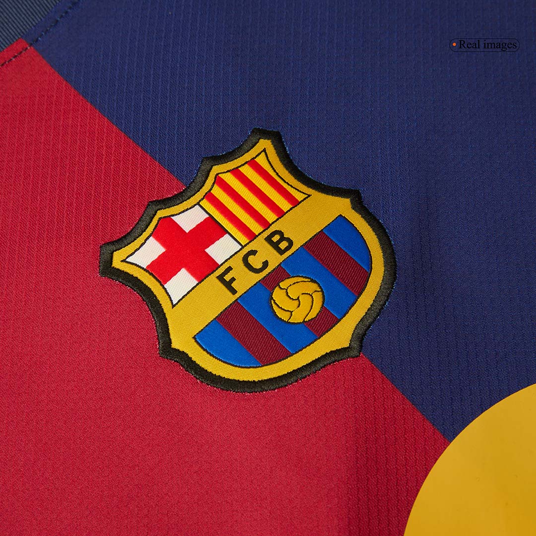 Barcelona RAPHINHA #11 Home Soccer Jersey 2024/25 - UCL Edition(Spotify Logo Without Text)