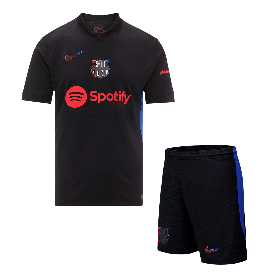 Barcelona Auswärts-Fußballtrikot 2024/25 (Trikot + Shorts)