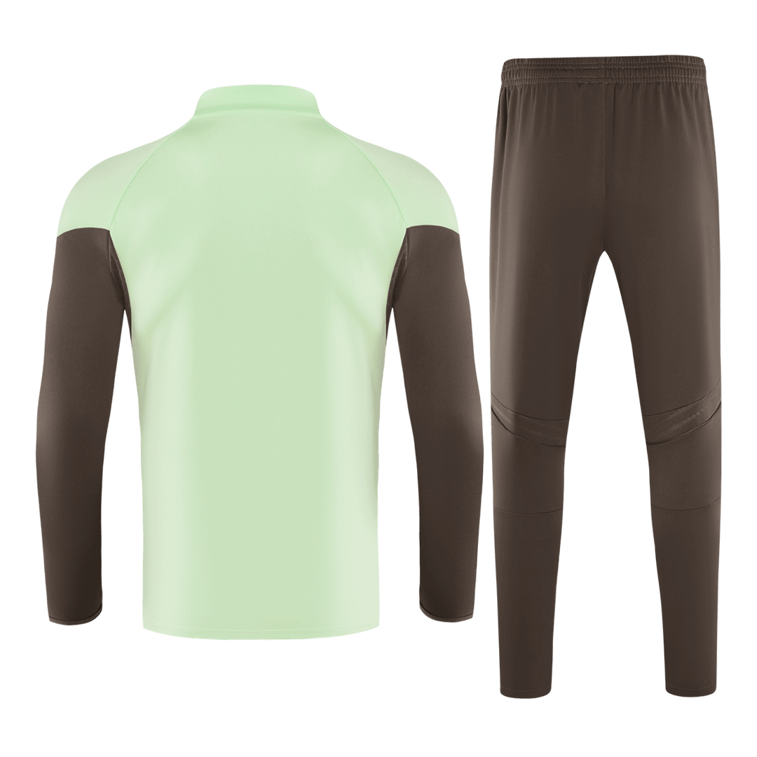 Real Madrid Zipper Sweatshirt Kit(Top+Pants) 25/26 Green