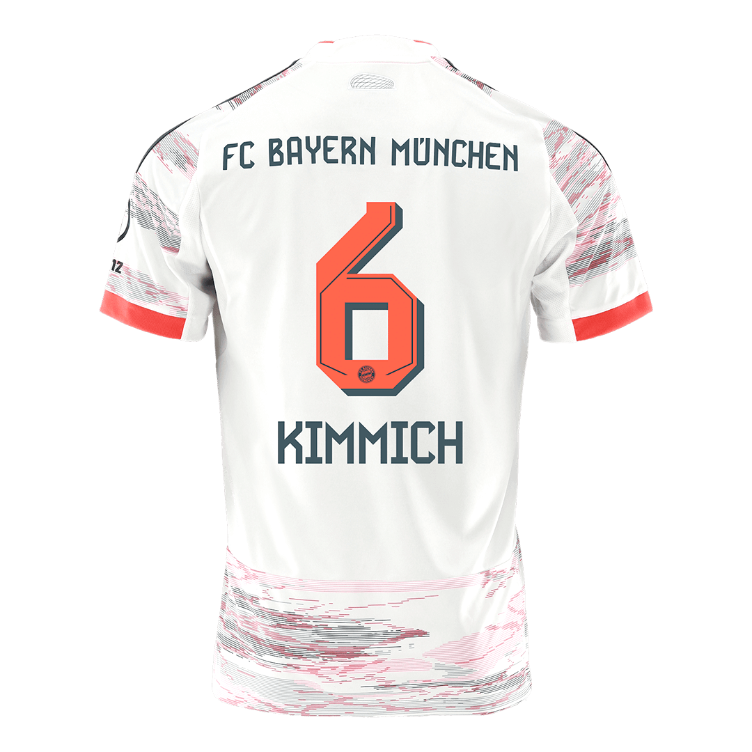 KIMMICH #6 Bayern Munich Away Soccer Jersey 2025/26 White