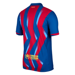 Player Version Barcelona Fourth Soccer Jersey 25/26 Red&Blue