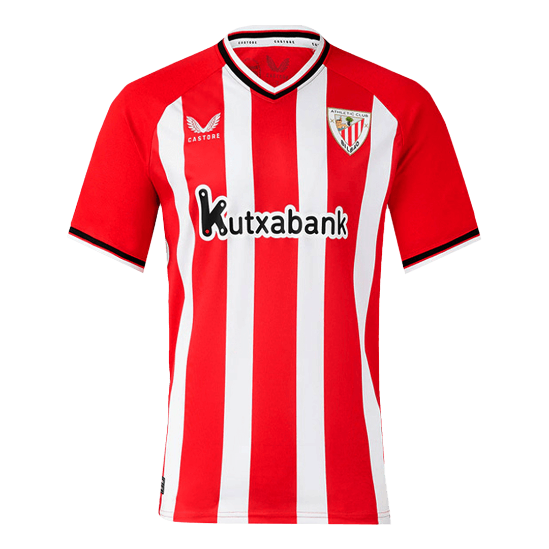 Athletic Club de Bilbao Home Soccer Jersey 25/26 Red & White