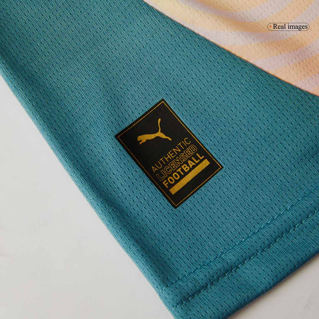 Maillot extérieur Manchester City 2024/25 pour enfant (maillot + short) - Definitely City (UCL)