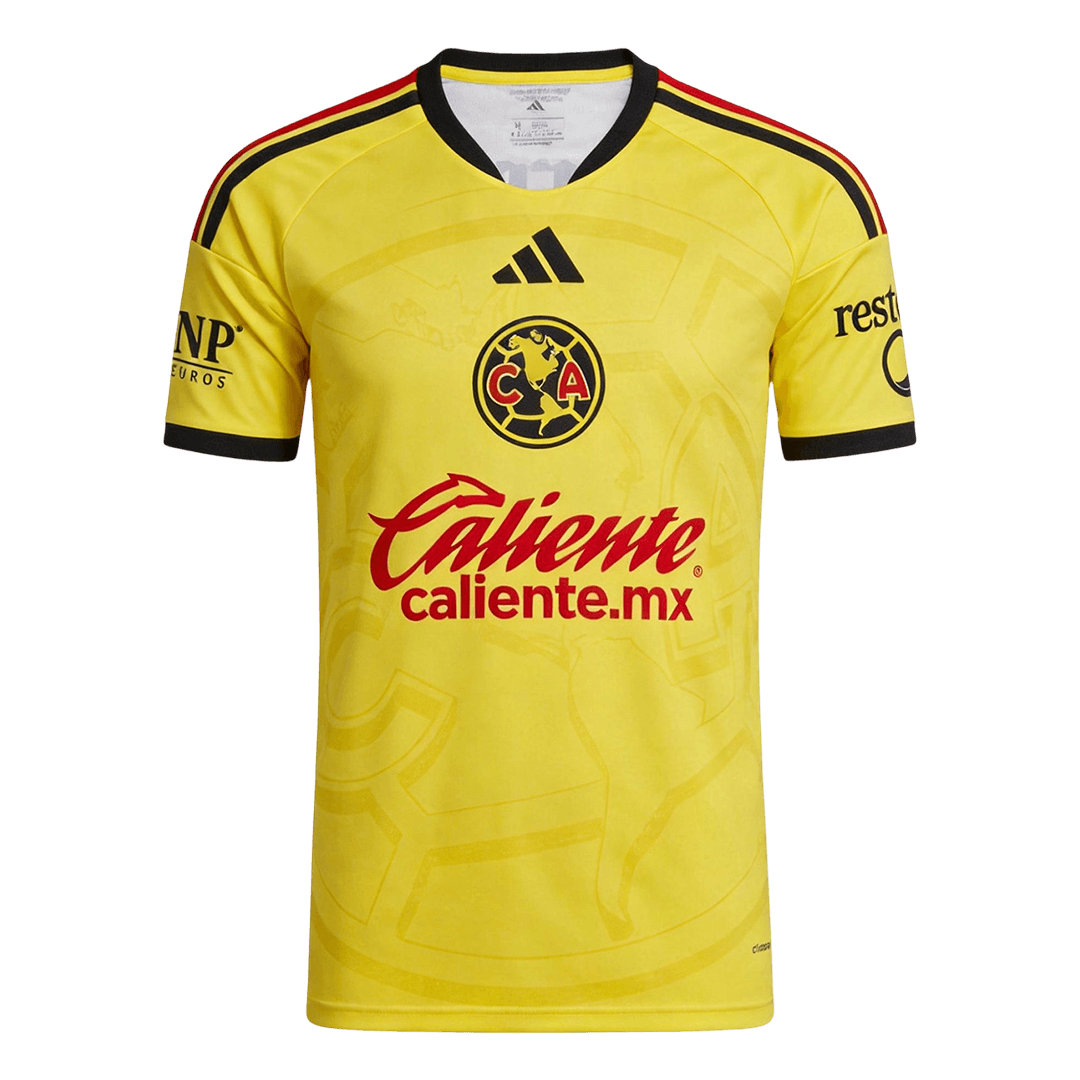Men Fan Version Club America Home Soccer Jersey 2026/27 Yellow