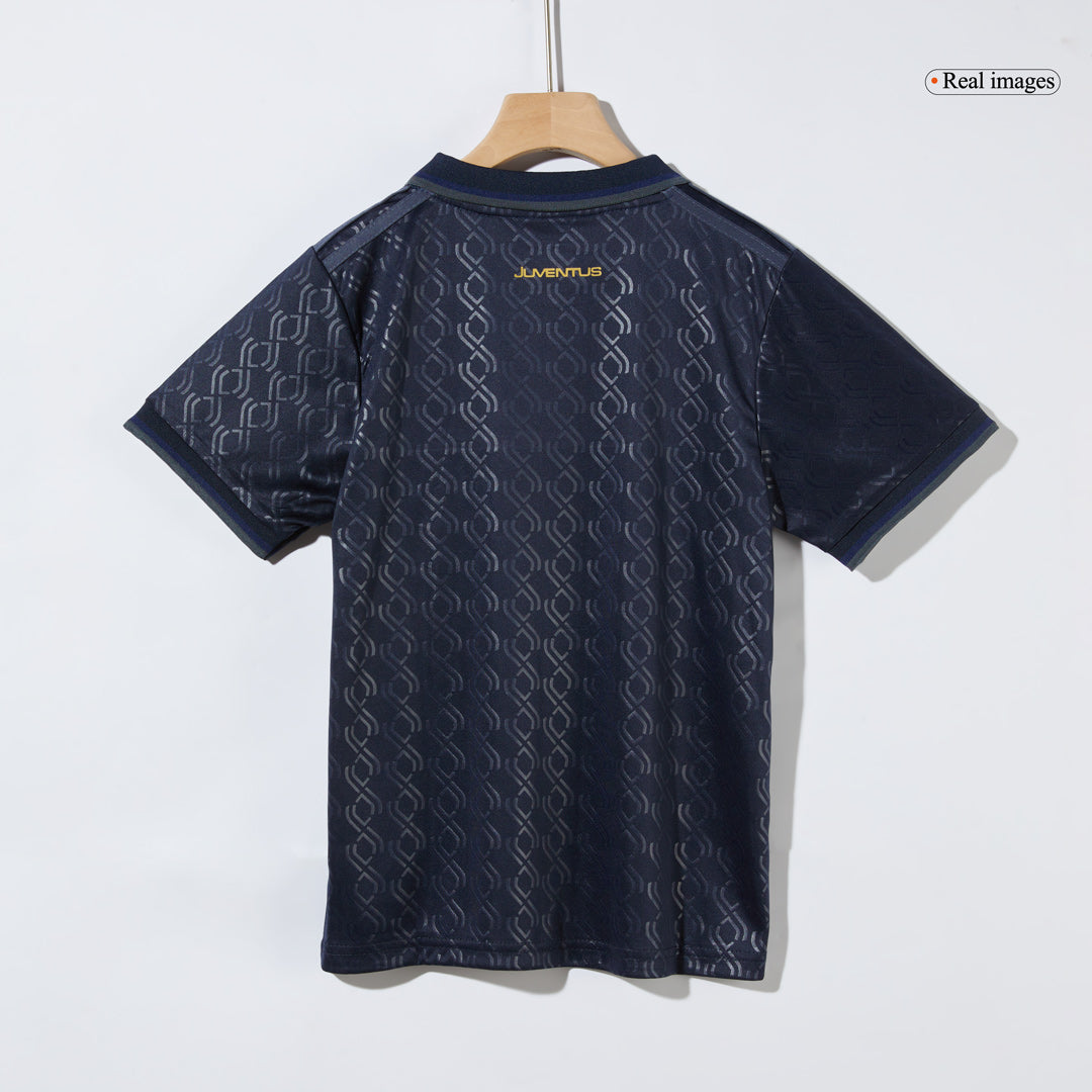 Juventus Auswärts-Fußballtrikot-Set 2024/25 für Kinder (Trikot + Shorts + Socken)