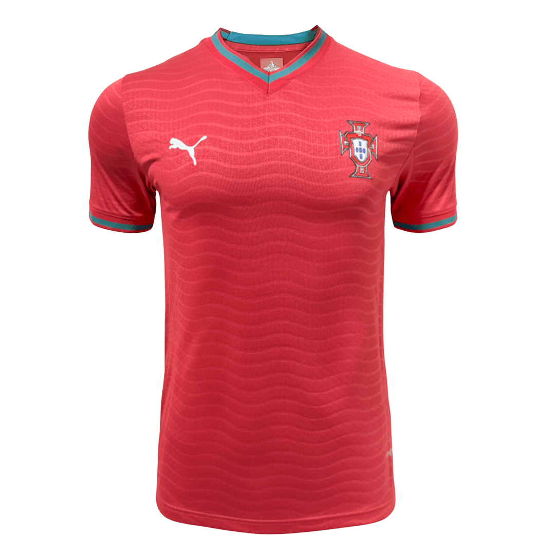 Player Version Portugal Home Soccer Jersey World Cup 2026 Red