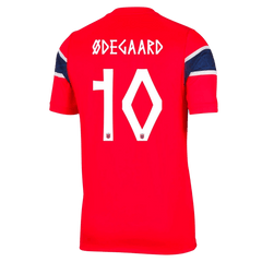 Ødegaard #10 Norway Home Soccer Jersey World Cup 2026