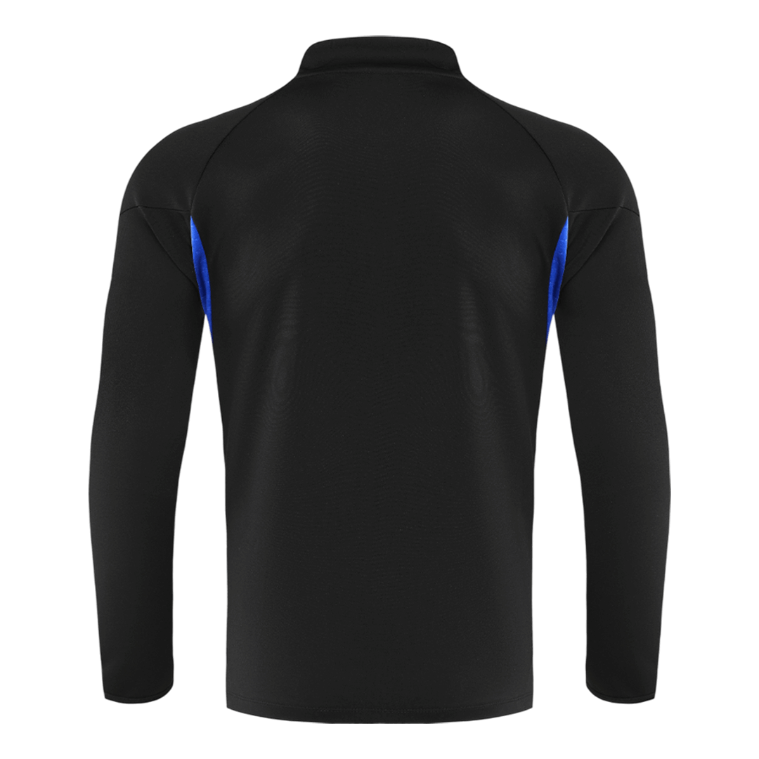 Manchester United Zipper Sweatshirt Kit(Top+Pants) 25/26 Black