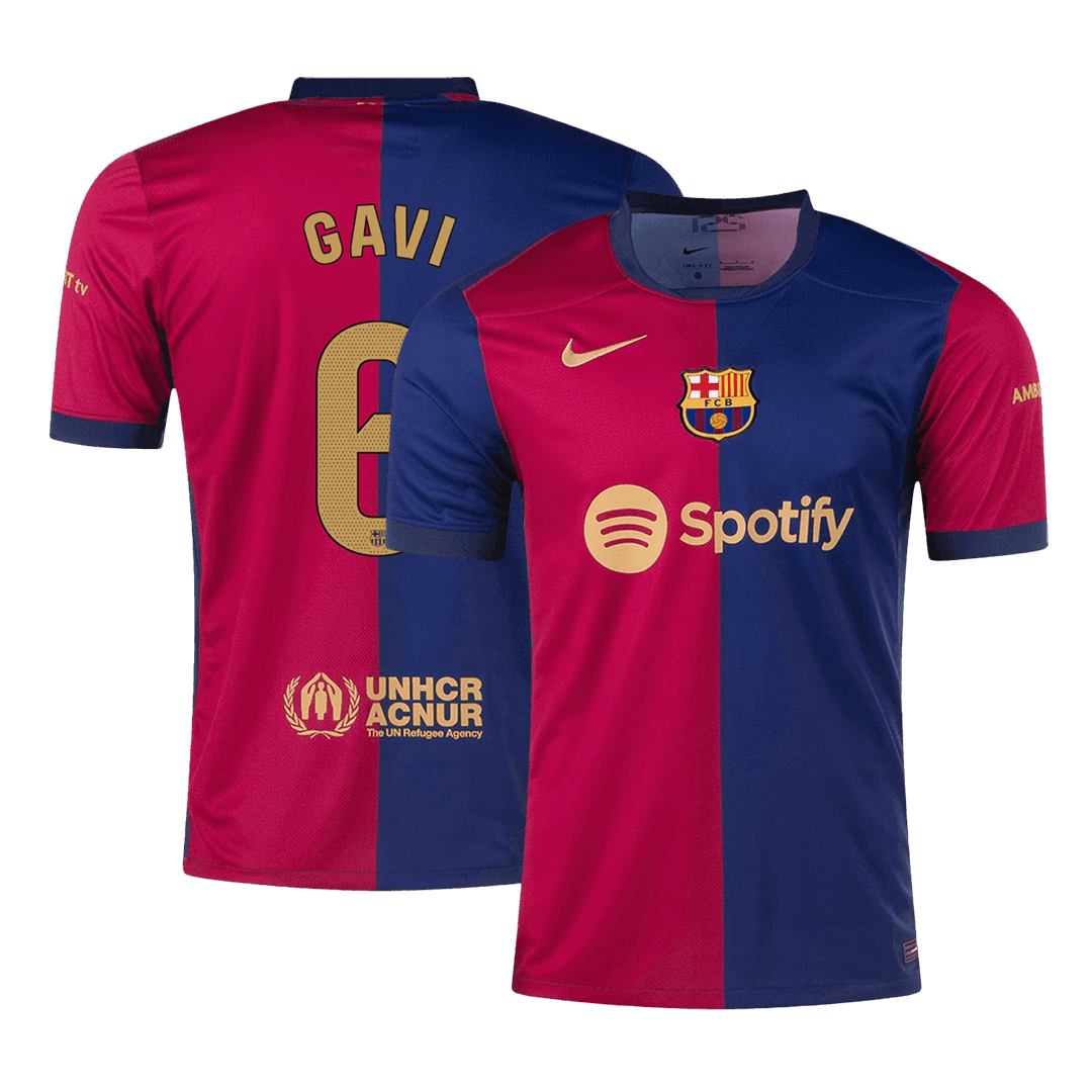 Maillot Barcelone GAVI #6 Domicile 2024/25