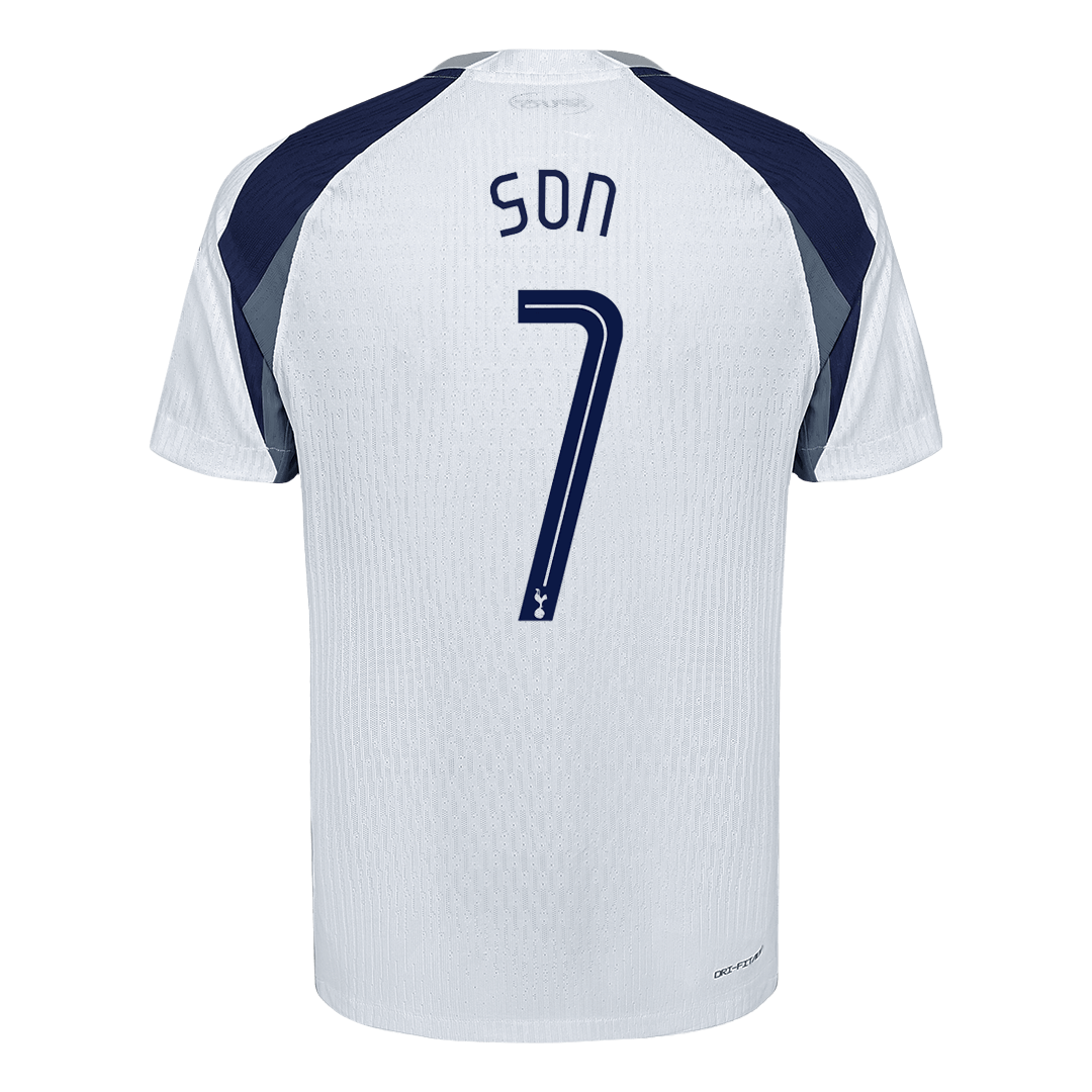 SON #7 Authentic Tottenham Hotspur Home Soccer Jersey 2025/26 White - UCL