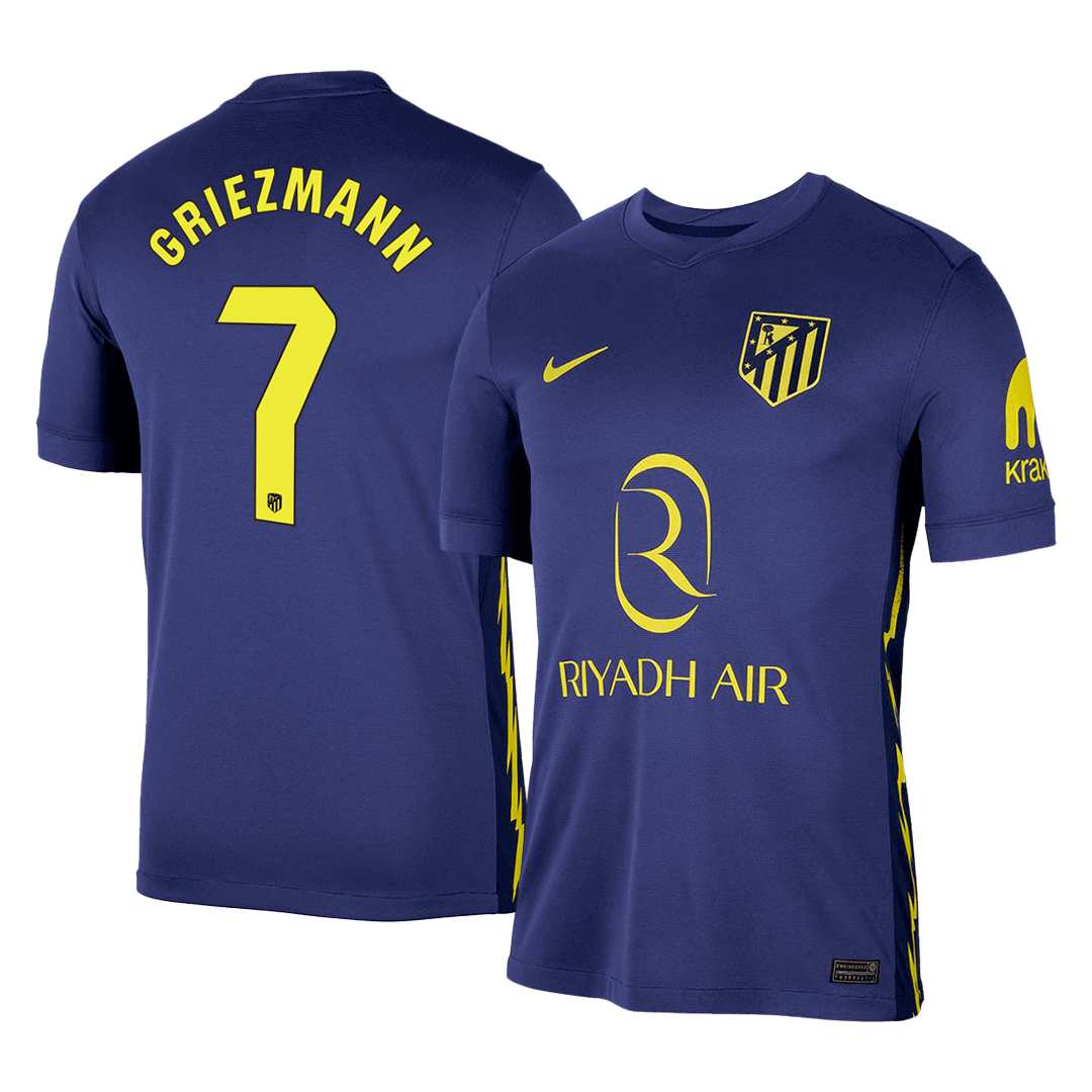 GRIEZMANN #7 Atletico Madrid Away Soccer Jersey 2025/26 Navy