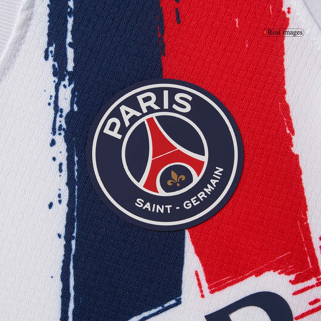 Maillot extérieur PSG 2024/25 pour enfant (maillot, short, chaussettes)