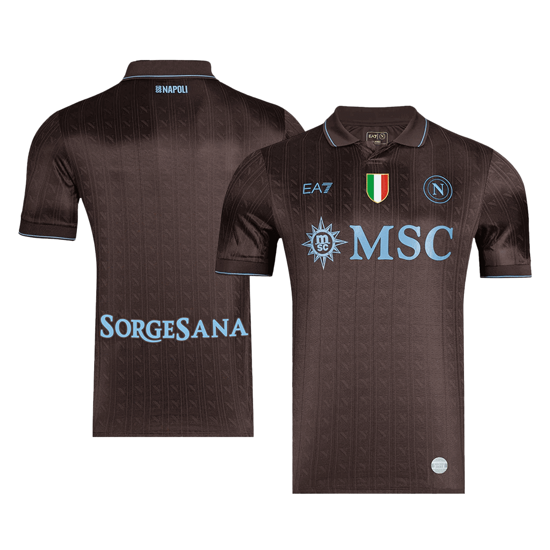 Napoli Third Away Soccer Jersey 25/26 Black