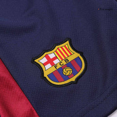 Maillot domicile Barcelone 2024/25 pour enfant (maillot + short), logo Spotify sans texte