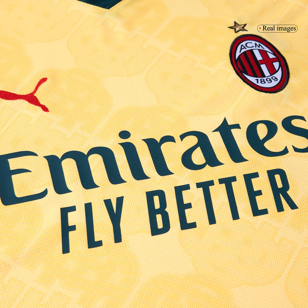 FOFANA #19 AC Milan Third Away Soccer Jersey 2025/26 Yellow