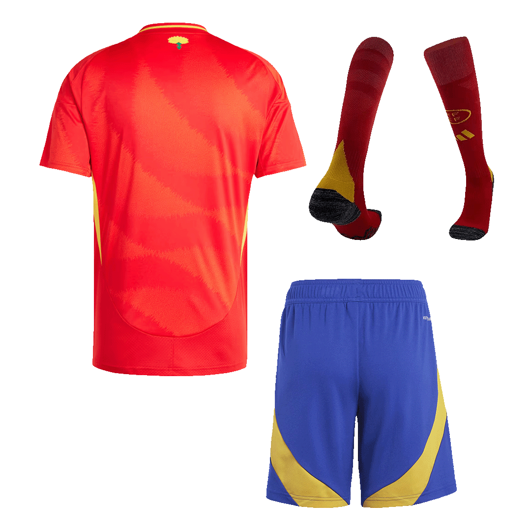 Maillot domicile Espagne EURO 2024 (maillot + short + chaussettes)