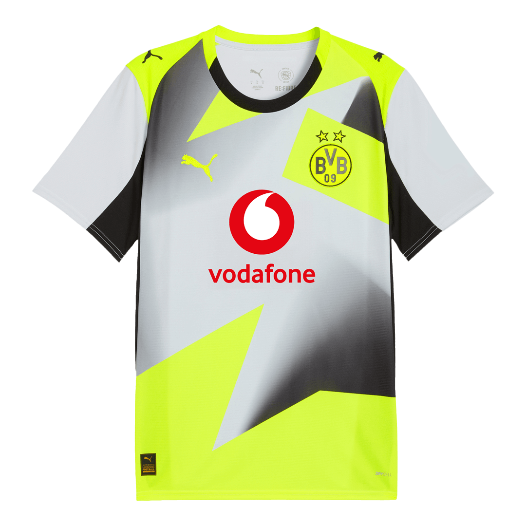 Borussia Dortmund Away Soccer Jersey 25/26 Gray