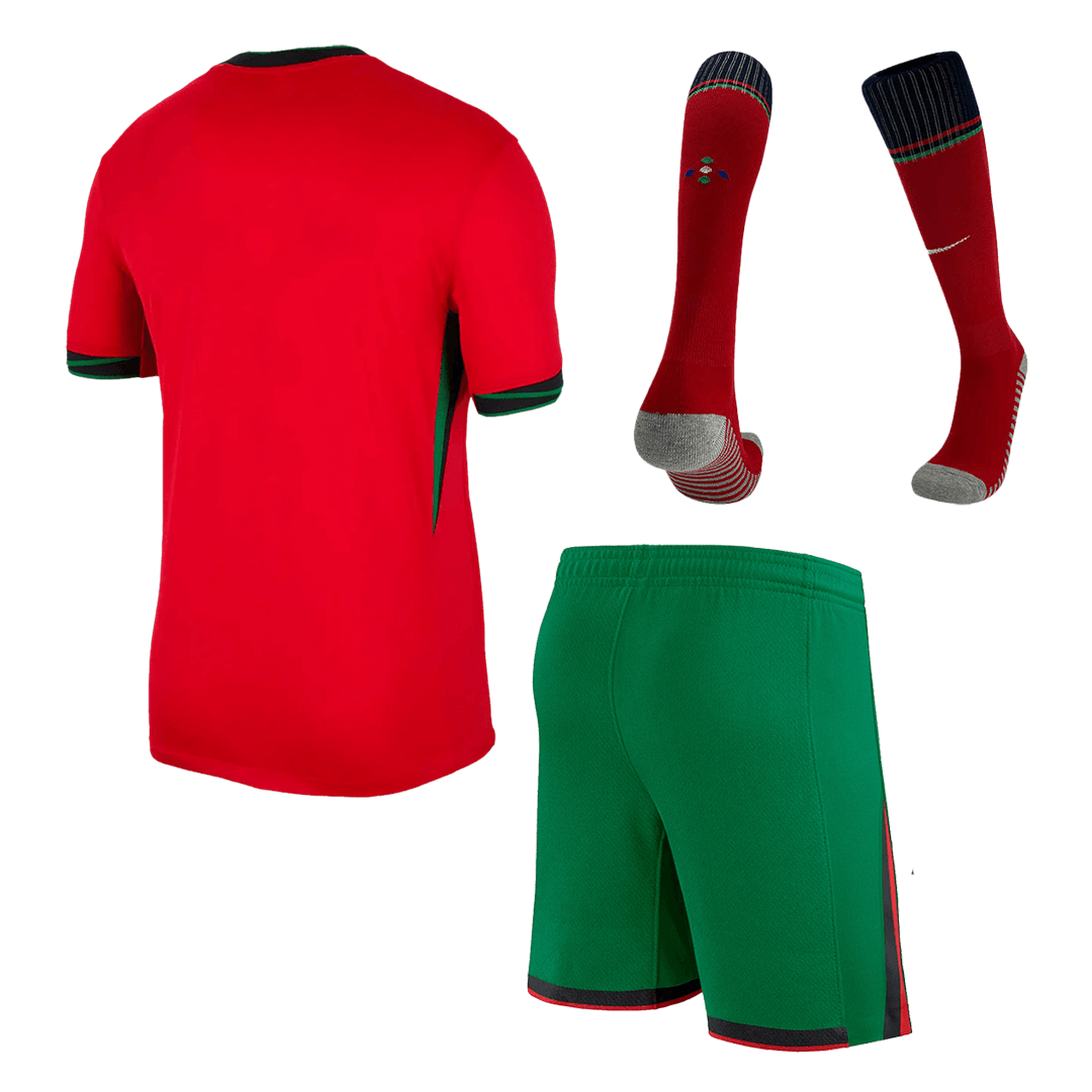Portugal Heimtrikot-Set EURO 2024 (Trikot + Shorts + Socken)