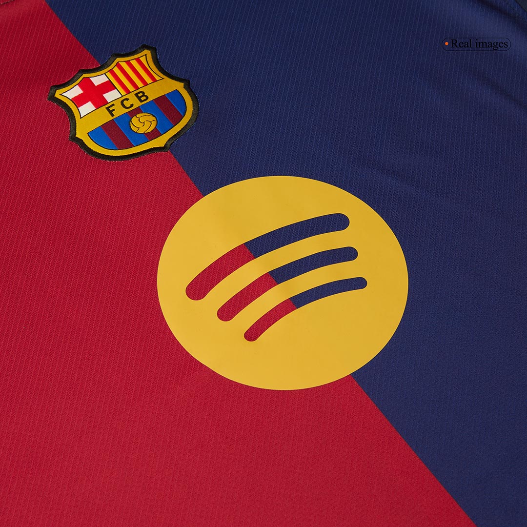 Barcelona RAPHINHA #11 Home Soccer Jersey 2024/25 - UCL Edition(Spotify Logo Without Text)