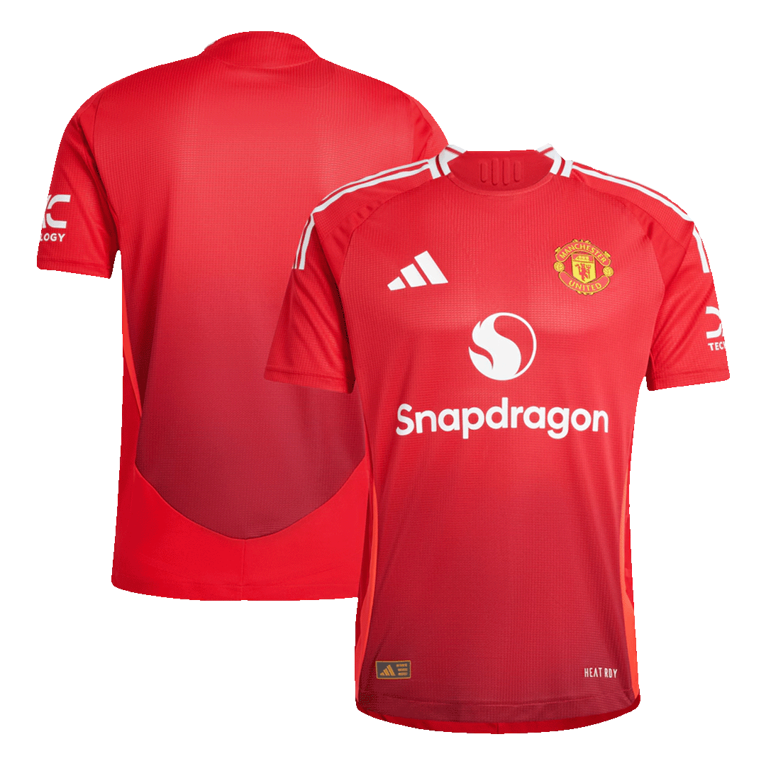Maillot domicile authentique de Manchester United 2024/25 