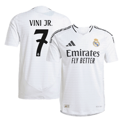 Real Madrid VINI JR. #7 Home Jersey Authentic