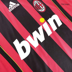 Maillot rétro domicile AC Milan MALDINI #3 2006/07 - Manches longues