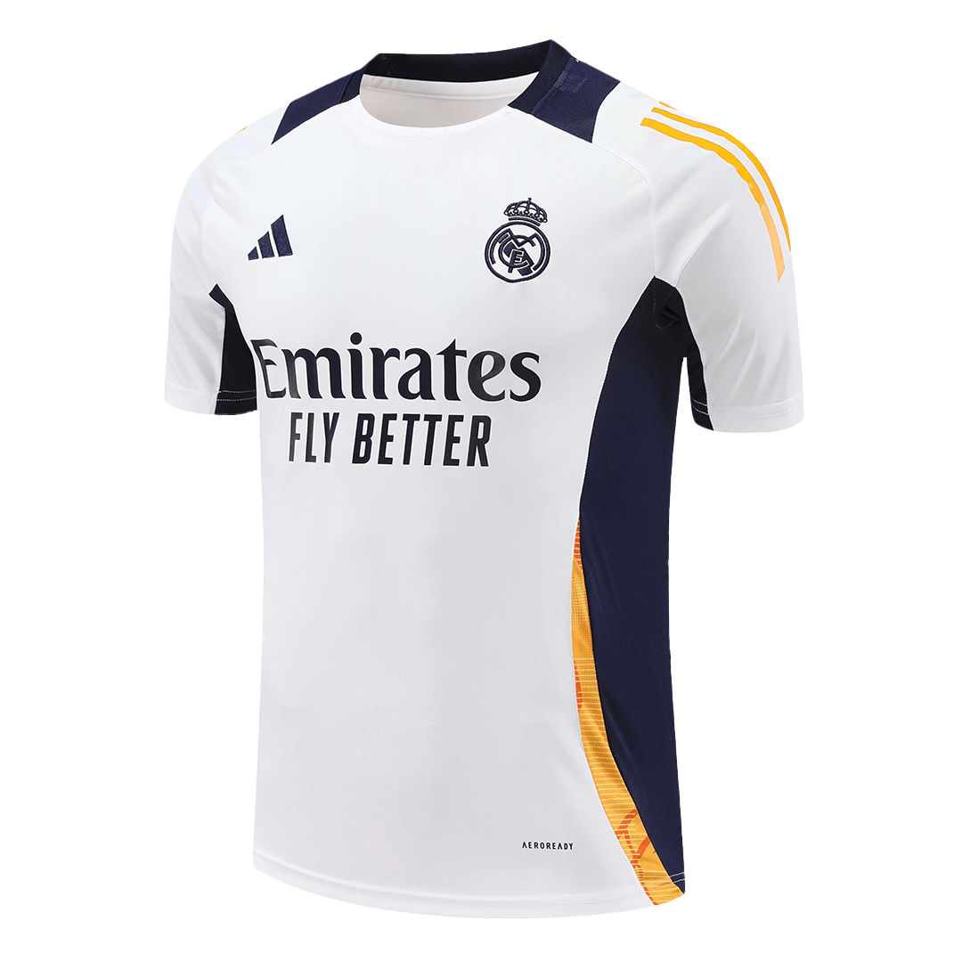 Real Madrid Pre-Match Training Soccer Jersey 2024/25 - White