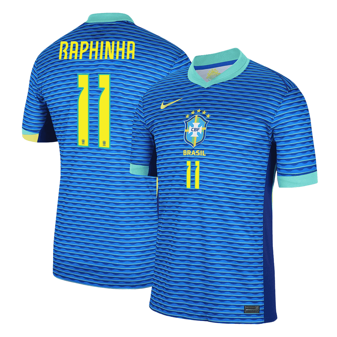 Maillot extérieur Brésil RAPHINHA #11 Copa America 2024
