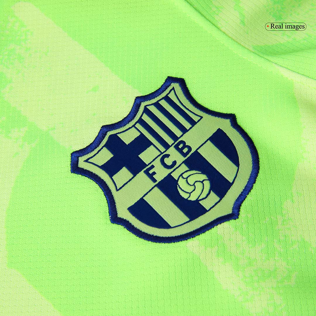 Barcelona Third Away Soccer Jersey Kit 2024/25 (Jersey+Shorts+Socks) - (Spotify Logo Without Text)