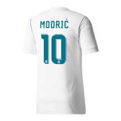Maillot de football domicile Real Madrid MODRIĆ #10 rétro 2017/18