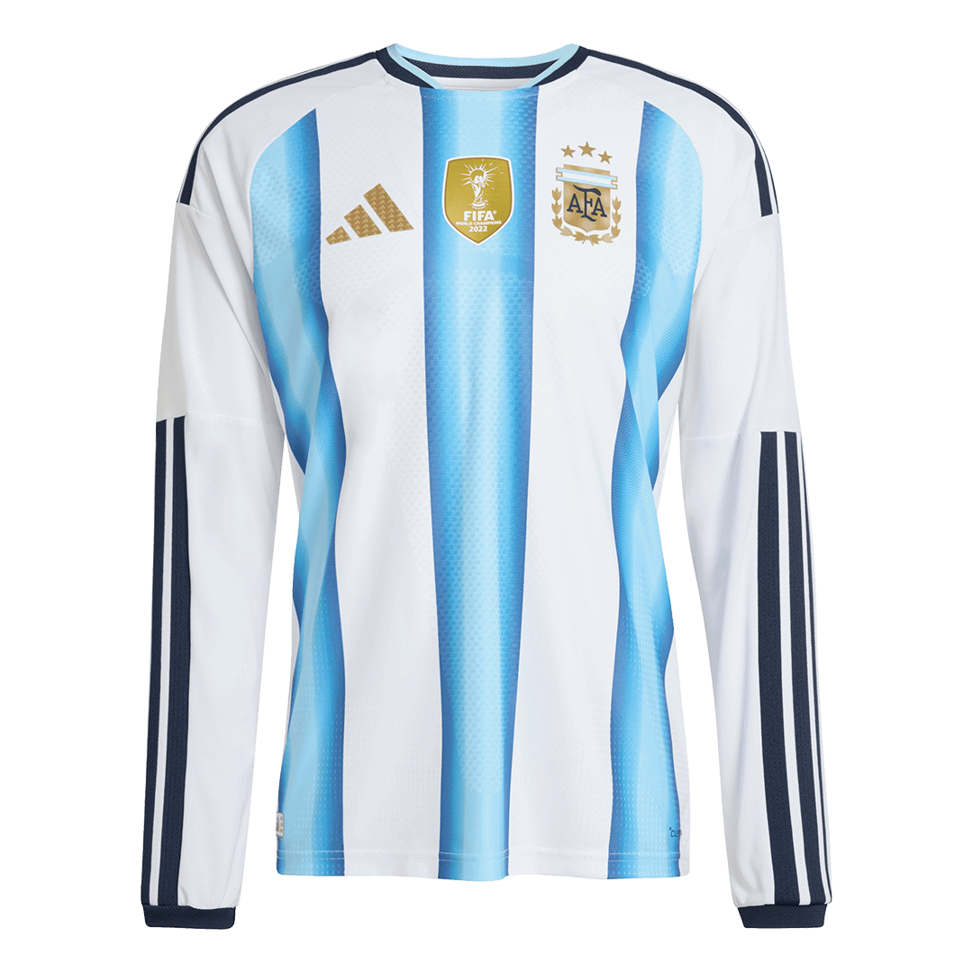 Player Version Argentina Home Long Sleeve Soccer Jersey World Cup 2026 Blue&White