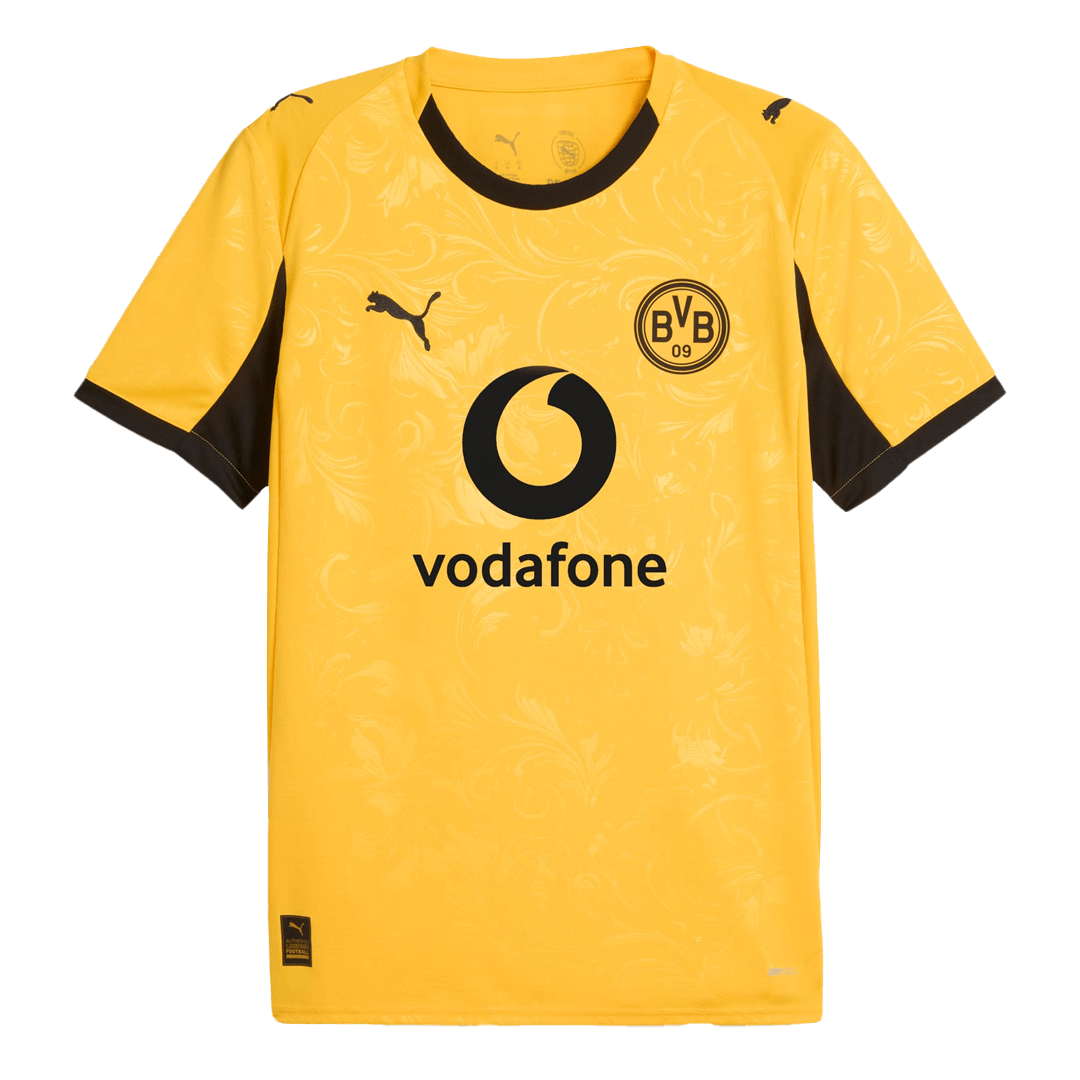 Borussia Dortmund Replica Cup Home Soccer Jersey 25/26 Yellow