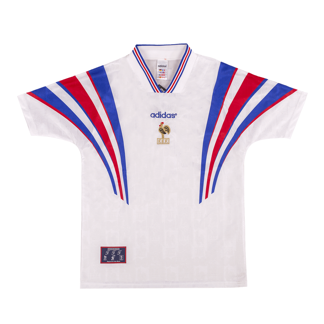 Maillot de football extérieur rétro de la France 1996