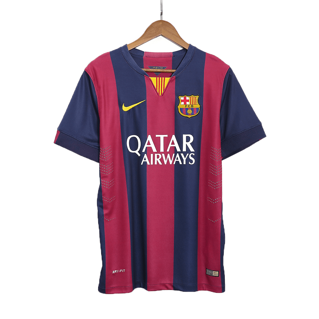 Barcelona NEYMAR JR #11 Home Soccer Jersey Retro 2014/15