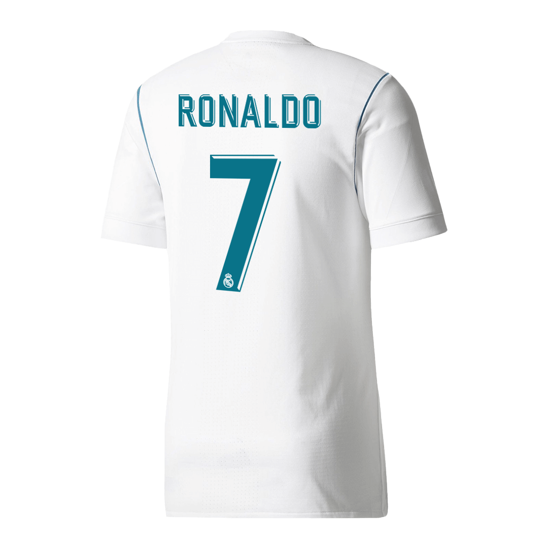 Maillot de football rétro domicile Ronaldo #7 du Real Madrid 2017/18