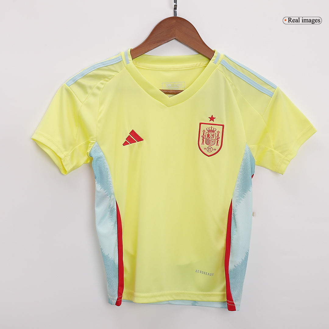 Maillot extérieur Espagne EURO 2024 pour enfant (maillot, short, chaussettes)
