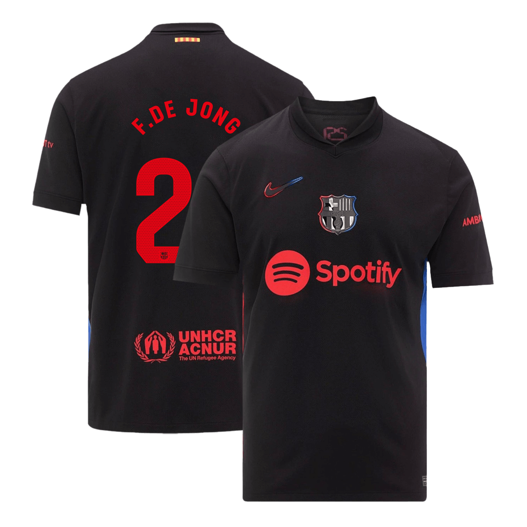 Barcelona F.DE JONG #21 Away Soccer Jersey 2024/25