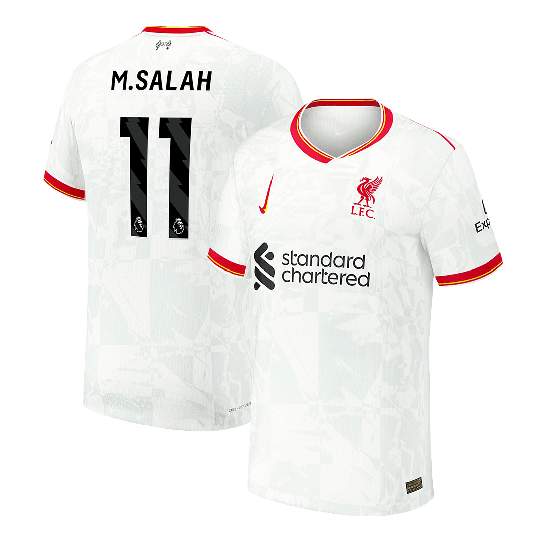 Liverpool M.SALAH #11 Third Away Soccer Jersey Authentic 2024/25