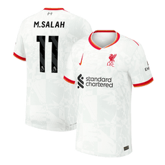 Liverpool M.SALAH #11 Third Away Soccer Jersey Authentic 2024/25