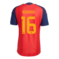 RODRIGO #16 Men Player Version Spain Home Soccer Jersey World Cup 2026 Red