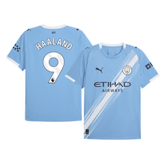 HAALAND #9 Manchester City Home Soccer Jersey 2025/26 Blue